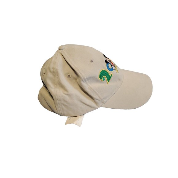 Disney 2007 Mickey Mouse Disneyland Resort Tan Embroidered Baseball Cap Hat - Picture 9 of 15